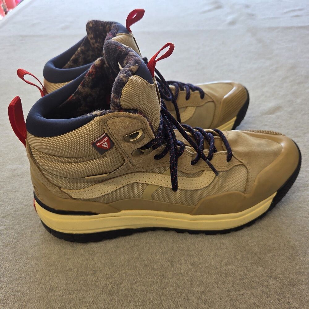 Vans MTE 2.0 Prima Loft Tan Boots Mens Size 11 Hydro Guard 360 Ultrarange Hiking